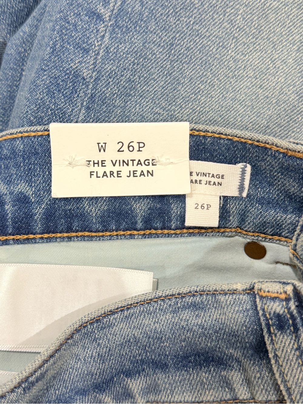 Madewell Size 26 Women’s The Vintage Flare Jean Medium Blue Wash New High Rise - Picture 10 of 13